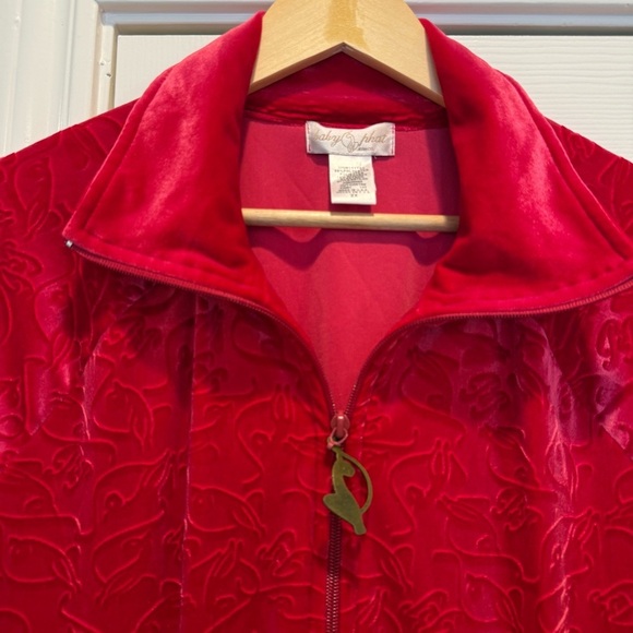 Vintage Y2K Baby Phat Velour Track Suit Set Women’s 2XL Hot Pink Logo USA AOP - Picture 3 of 15